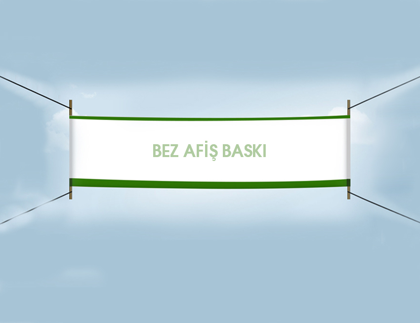bez afiş bez baskı